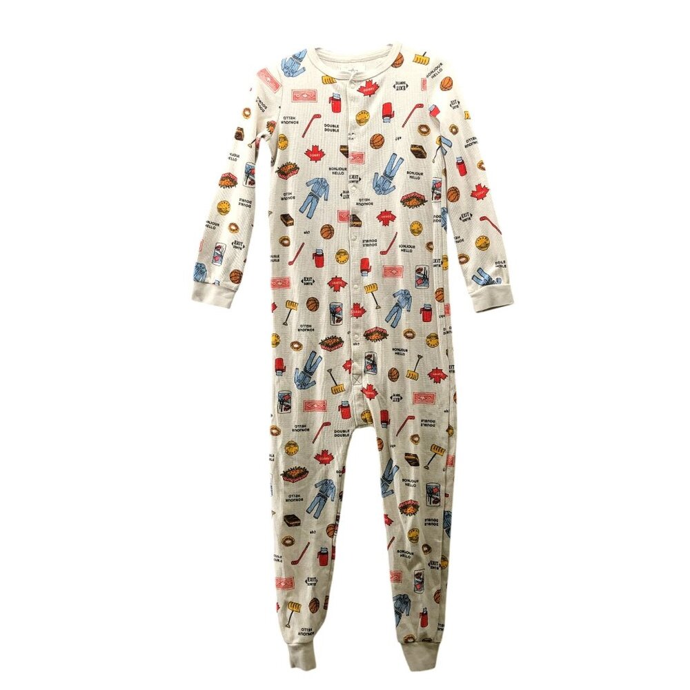 Arborist Canada Kids Youth 8-10‎ Years Union Suit Long Johns Pajamas Thermal